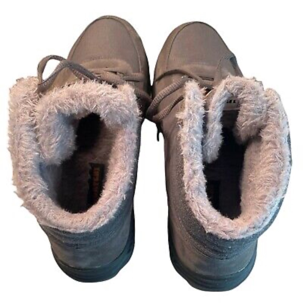 Quatchi Womens Fur Lined‎ Cold Weather Boots Size 10 Gary Lace Up Ankle Shoes - Picture 7 of 9